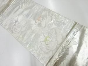 アンティーク　牡丹模様織出し袋帯（材料）